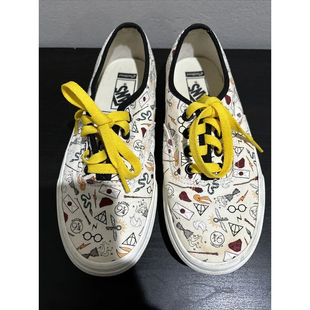 Vans Limited Edition Harry Potter Classic Slip-On Shoes Marauder's Map M 4.5 W 6